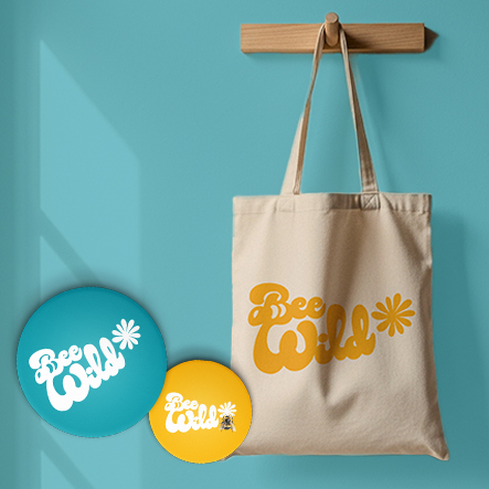 Bee Wild a sustainable brand development project for the protection of wild bees, by Barbara Monahan of CUBE Design