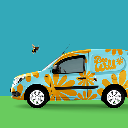 Bee Wild a sustainability brand development project by Barbara Monahan of CUBE Design