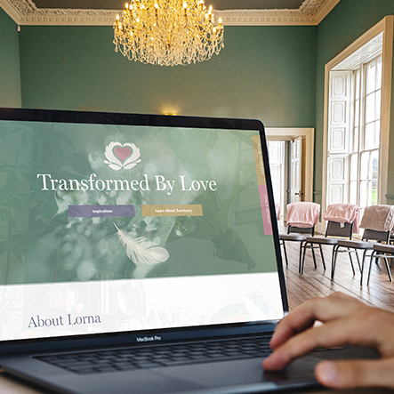 lorna byrne website Lorna Byrne Foundation brand strategy and design by CUBE Design