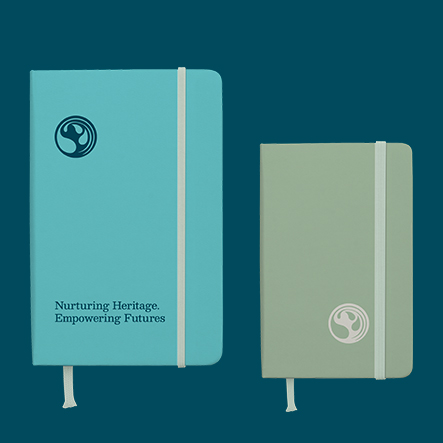 orunova notebooks Orunova brand strategy and design, designed by CUBE Design notebook designs