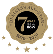Business All Star Award for CUBE Design 7 years in a row